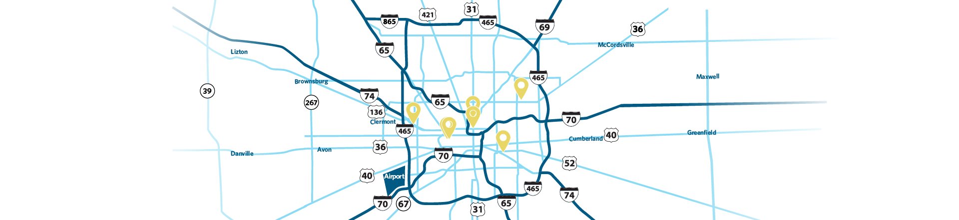 Mental Health Sites Map